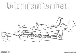 Coloriage Canadair Coloriage Canadair Cl 415 Avion Ar R D Eau   Imprimer