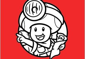 Coloriage Capitaine toad La Grande évasion Du Capitaine toad