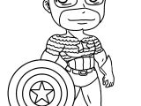 Coloriage Captain America Imprimer Gratuit 18 Dessins De Coloriage Super Héros En Ligne   Imprimer
