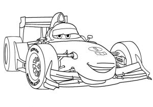 Coloriage Cars Francesco A Imprimer Coloriage Cars Et Cars 2 Et Dessins De Flash Mc Queen