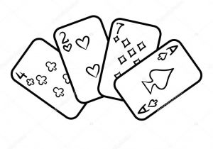 Coloriage Carte à Jouer Casino Dessins Pour Colorier Coloriage Carte A Jouer