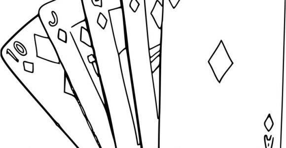 Coloriage Carte à Jouer Coloriage Carte à Jouer A Imprimer