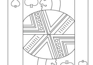Coloriage Carte à Jouer Dessin De Carte A Jouer