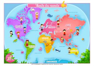 Coloriage Carte Du Monde Maternelle Chambre Enfant La Carte Du Monde A Imprimer Carte Du Monde A