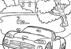 Coloriage Cascade D Eau Une Mini Cooper Dans La forªt   Colorier Free Items