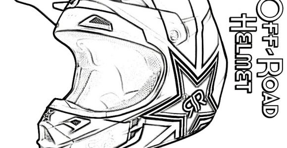 Coloriage Casque Motocross Coloriage Motocross Casque Jecolorie