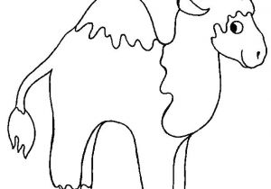 Coloriage Chameau Dans Le Desert 24 Coloriage Chameau Dans Le Desert Animalcoloringco Dromadaire Au