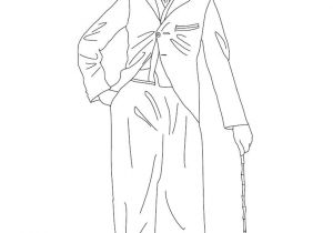 Coloriage Charlie Chaplin Charlie Chaplin Coloring Page Coloring