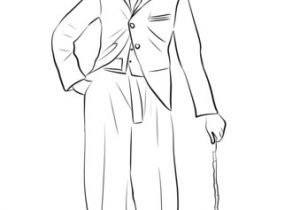 Coloriage Charlie Chaplin Coloriage Charlie Chaplin