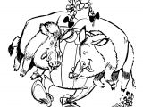 Coloriage Chasseur Sanglier Obélix Rentre De La Chasse Avec 2 Sangliers