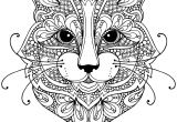 Coloriage Chat Anti Stress Coloriage Antistress Un Chat Lulu La Taupe Jeux Gratuits
