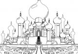 Coloriage Chateau Aladdin Ch¢teau Aladdin Film Disney Classique Jasmine Artherapie
