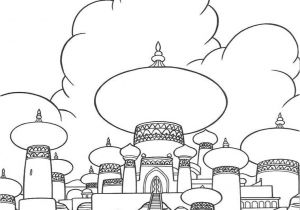 Coloriage Chateau Aladdin Dessins Gratuits   Colorier Coloriage Palais   Imprimer