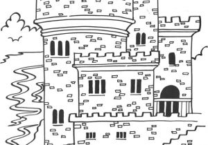 Coloriage Chateau Aladdin Un Ch¢teau fort   Colorier