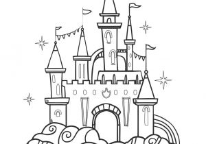 Coloriage Chateau De Disney Chateau Disney Croquis Frisch Coloriage Le Chateau De