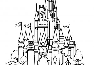 Coloriage Chateau De Disney Chateau Disneyland Retour En Enfance Coloriages
