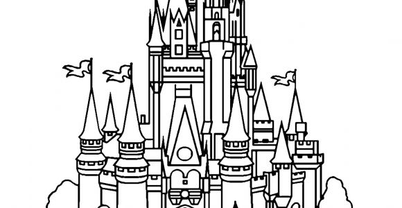 Coloriage Chateau De Disney Chateau Disneyland Retour En Enfance Coloriages