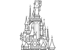 Coloriage Chateau De Disney Coloriage De Disneyland Paris