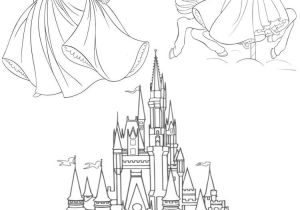 Coloriage Chateau De Disney Petits Coloriages Cendrillon Chateau Prince Manege