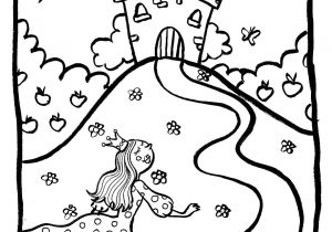 Coloriage Chateau De Princesse A Imprimer Coloriage Dessin Chateaux Avec Princesse Dessin