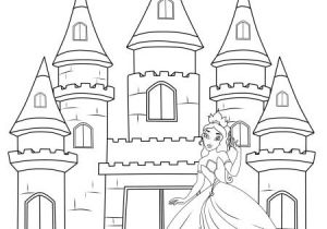 Coloriage Château De Princesse Coloriage à Imprimer Le Château De La Princesse