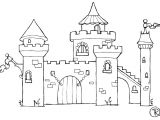 Coloriage Chateau fort En Ligne Coloriage Chateau fort à Imprimer à Colorier Dessin à