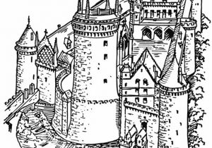 Coloriage Chateau fort En Ligne Coloriage Château fort Coloriages Gratuits à Imprimer