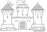 Coloriage Chateau fort En Ligne Dessin Chateau fort Et Chevalier