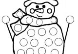Coloriage Chaussette De Noel A Imprimer Coloriage   Gommettes Bonhomme De Neige