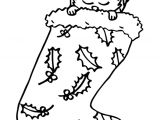Coloriage Chaussette De Noel A Imprimer Dessin De No L Facile   Reproduire