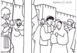 Coloriage Chemin De Croix Jésus Meurt Sur La Croix Religion