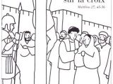 Coloriage Chemin De Croix Jésus Meurt Sur La Croix Religion