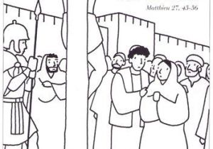 Coloriage Chemin De Croix Jésus Meurt Sur La Croix Religion