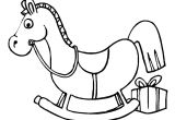 Coloriage Cheval à Bascule Coloriage Noël Cheval A Bascule