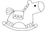 Coloriage Cheval à Bascule Dibujo Caballo Juguete Imagui