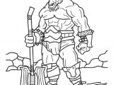 Coloriage Cheval De Troie Dessin   Colorier De Minotaure Le Mi Homme Mi Taureau Avec