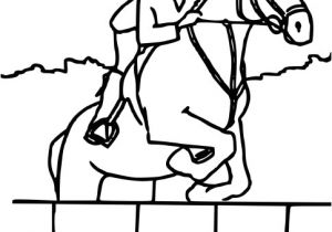 Coloriage Cheval Qui Saute Coloriage Cheval Qui Saute à Imprimer