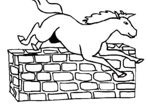 Coloriage Cheval Qui Saute Coloriage Cheval Qui Saute Dessin