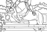Coloriage Cheval Qui Saute Dessin Cheval Cavaliere