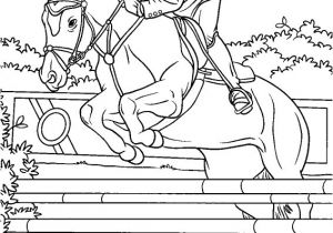 Coloriage Cheval Qui Saute Dessin Cheval Cavaliere