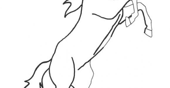 Coloriage Cheval Qui Se Cabre Coloriage De Chevaux Qui Se Cabre