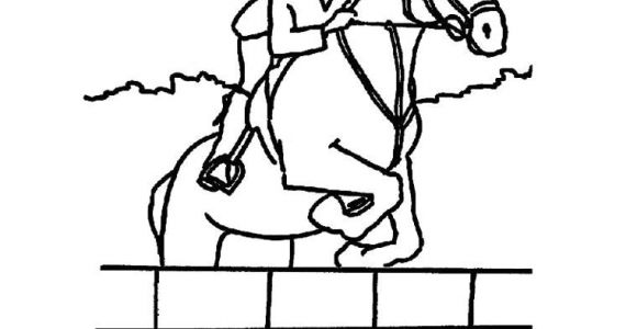 Coloriage Cheval Saut D Obstacle Coloriage Cheval Saut D Obstacle Dessin