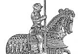 Coloriage Chevalier Et Dragon 14 élégant Chevalier Coloriage Galerie