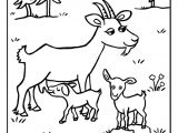 Coloriage Chevre Et Chevreau Dessin   Colorier D Une Maman Ch¨vre Et De Ses Petits Chevreaux