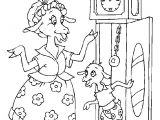 Coloriage Chevre Et Loup Coloriage Le Loup Et Les 7 Chevreaux