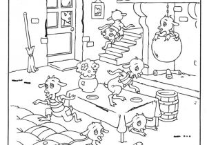 Coloriage Chevre Et Loup Coloriage Le Loup La Chevre Et Les 7 Chevreaux