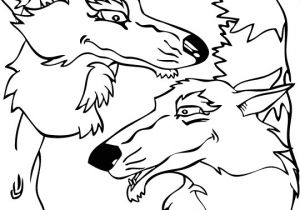 Coloriage Chevre Et Loup Coloriages Dessins Et Illustrations Pour Les Enfants De Animaux