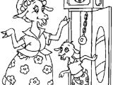 Coloriage Chevre Et Loup Geitjes Mat Conte 7 Chevreaux Loup Pinterest