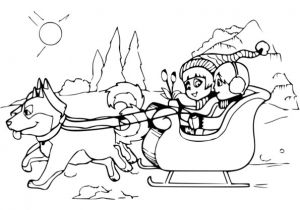 Coloriage Chien De Traineau 20 Dessins De Coloriage Chien De Traineau à Imprimer à