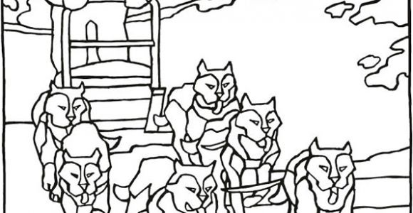 Coloriage Chien De Traineau 20 Dessins De Coloriage Chien De Traineau à Imprimer à